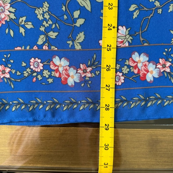 Max Studio Floral Print Sleeveless Top Blouse Size Large - Picture 7 of 9